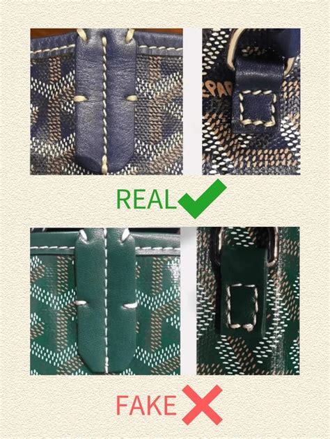 how to spot fake goyard senat|how to identify a goyard.